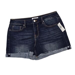 Vigoss Womens Destructed Jeans Shorts Sz 30 Nwt